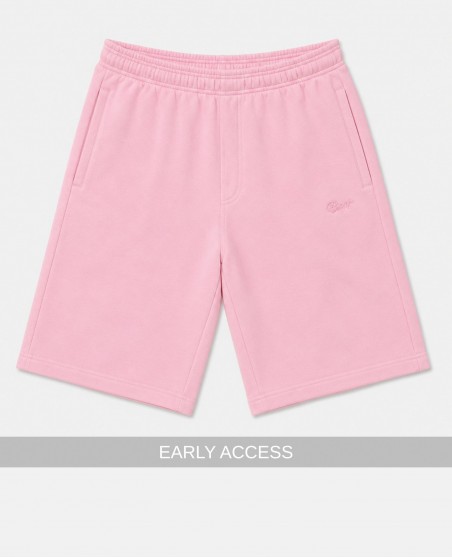 BSAT Bronx Zipped Baggy Sweatshorts Ultra Soft Soft Pink