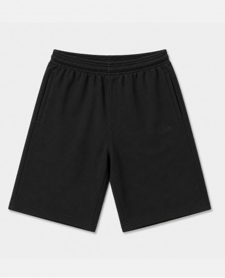 BSAT Bronx Zipped Baggy Sweatshorts Ultra Soft Black