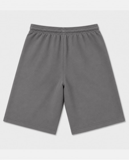 BSAT Bronx Zipped Baggy Sweatshorts Ultra Soft Steel Grey