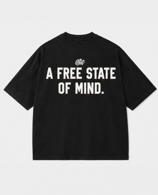 BSAT Free State Of Mind Baggy T-Shirt...