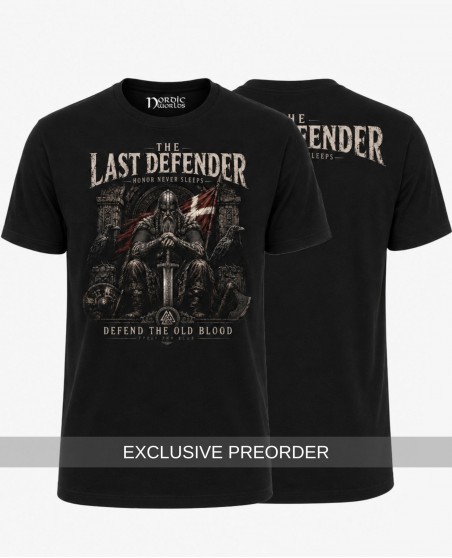 Nordic Worlds The Last Defender T-Shirt Black