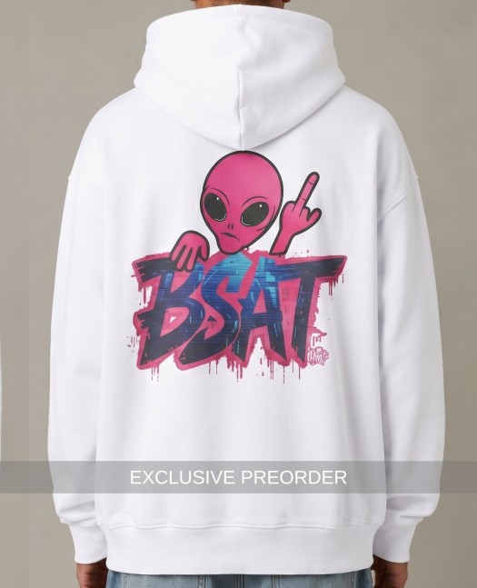 BSAT Aliens 4 Peace Baggy Hoodie...
