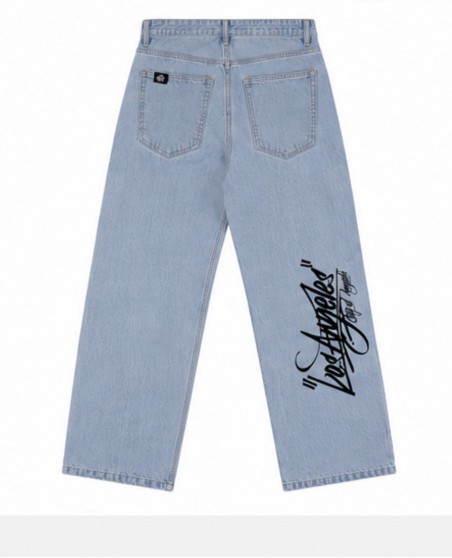 BSAT Westside Los Angeles Baggy Jeans Light Blue