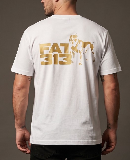 FAT313 Fatcap Double Print T-shirt...