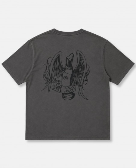 BSAT Graffiti Marker Double Print T-shirt Steel Grey Limited Edition