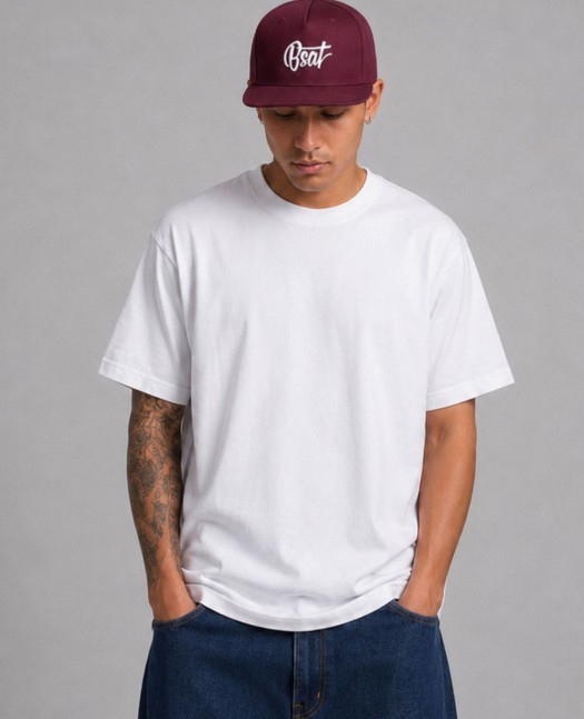 BSAT Logo Flat Brim Snapback Cap...