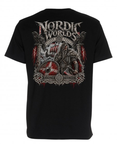 Nordic Worlds The Danish Viking T-Shirt Black