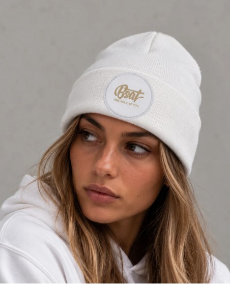 BSAT One Rule Be You Beanie White Limited Edition