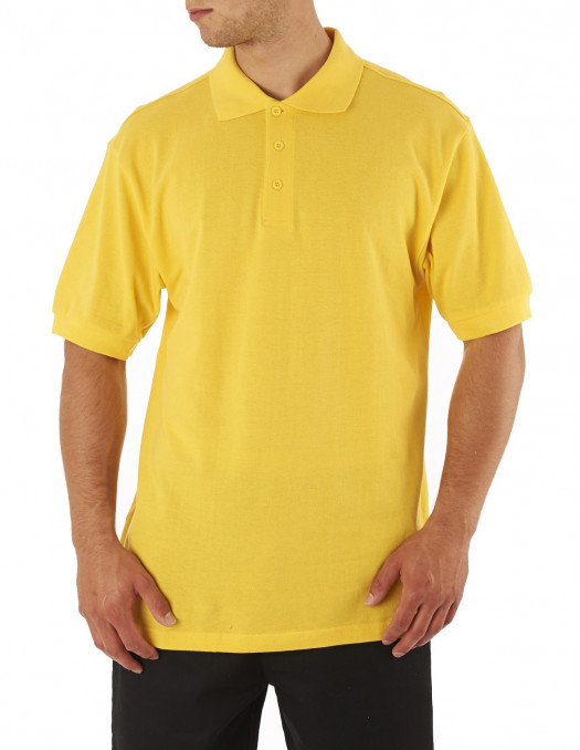 Access Plain Polo Yellow