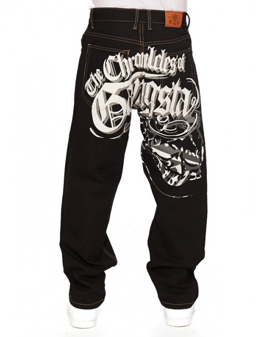 Townz Baggy Jeans Gangsta Black