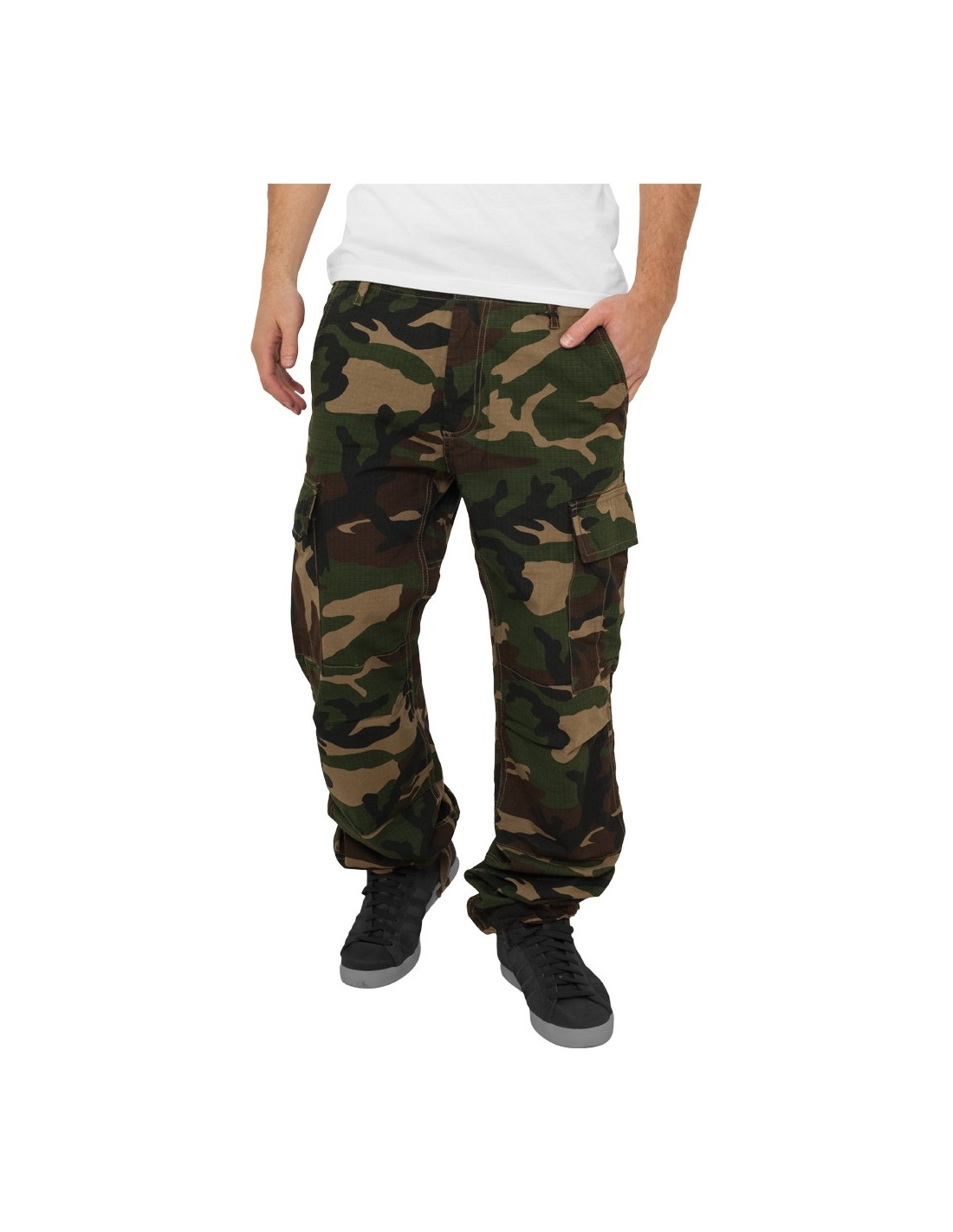 Urban Camouflage Cargo Pants Woodland