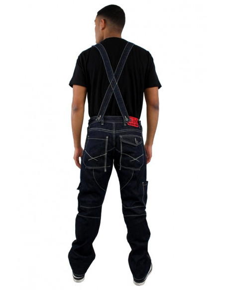 Brooklyn Mint Detachable Engineered One Piece Jumpsuit-Overalls Jeans