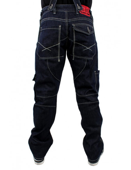 Brooklyn Mint Detachable Engineered One Piece Jumpsuit-Overalls Jeans