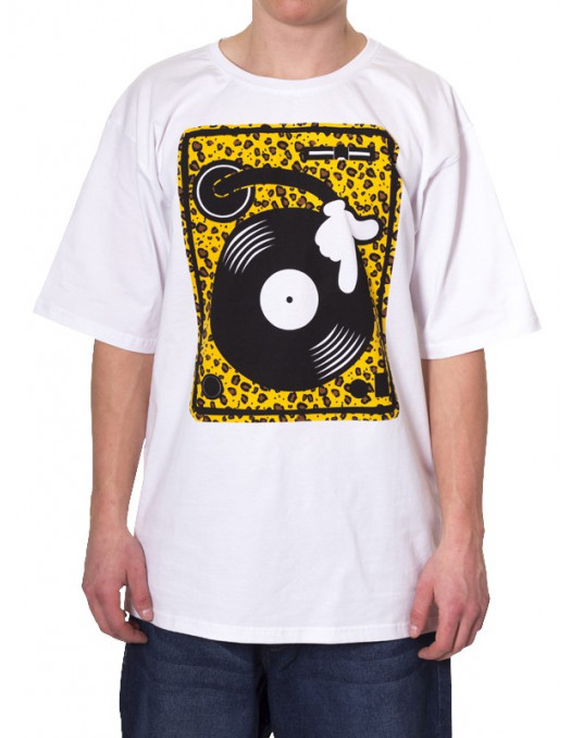 Townz Baggy T-shirt Turntable White