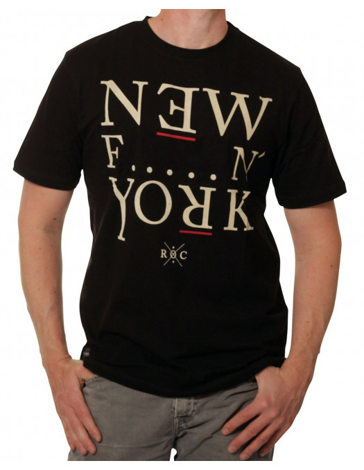 Rocawear t-shirt Mental Black Flag New York