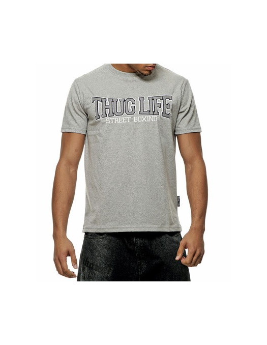 Thug Life Tee Boxing Grey