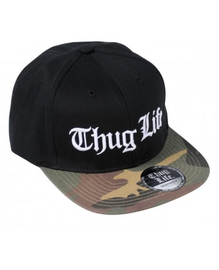 thug life camo cap