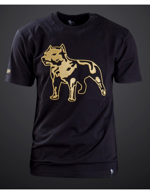 Amstaff logo t-shirt gold