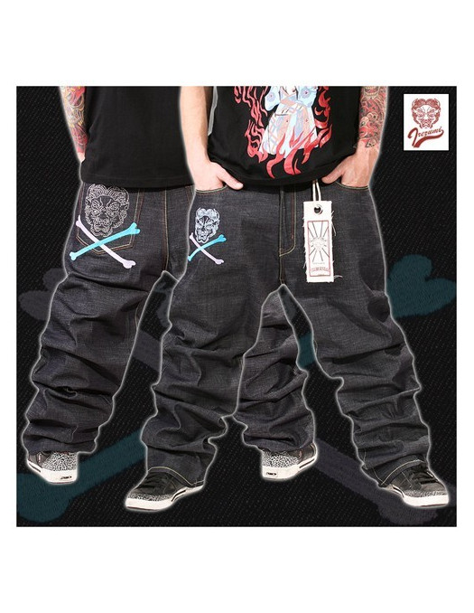 Irezumi Premium Denim Skull Jeans