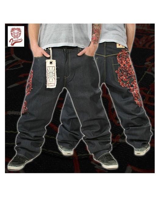 Irezumi Baggy Jeans, Japanese...