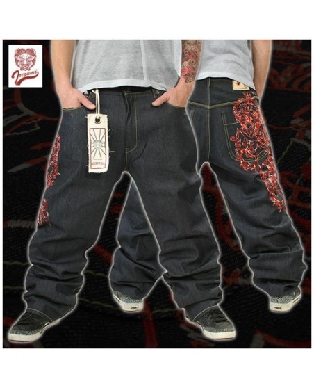 Irezumi Baggy Jeans, Japanese Revolution Tattoo