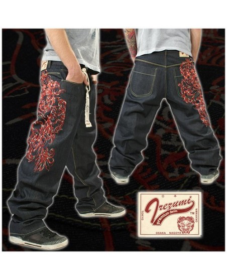 Irezumi Baggy Jeans, Japanese Revolution Tattoo