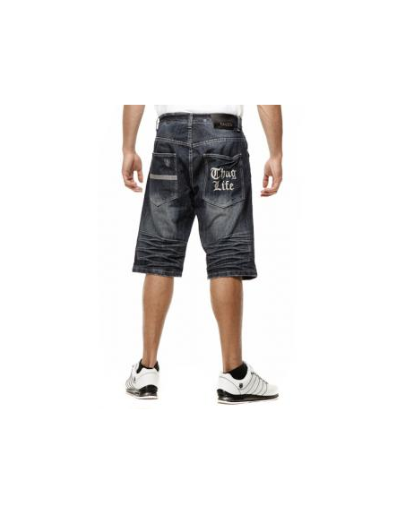 Thug Life Basic Sheet Denim Shorts
