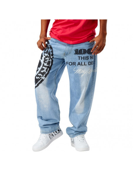 Townz Baggy Housut Hustle or die light