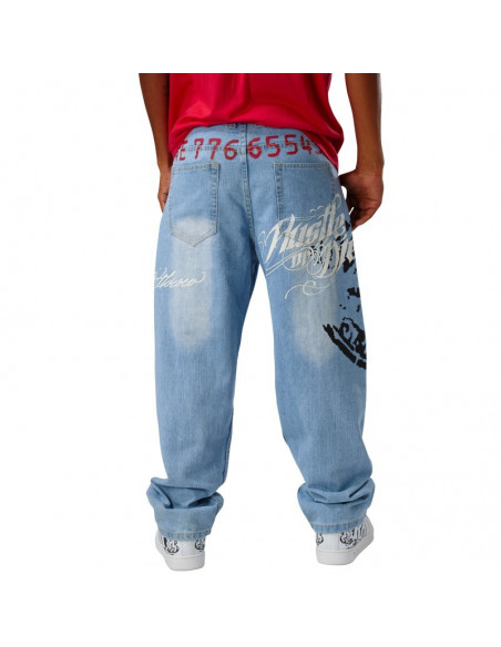 Townz Baggy Housut Hustle or die light