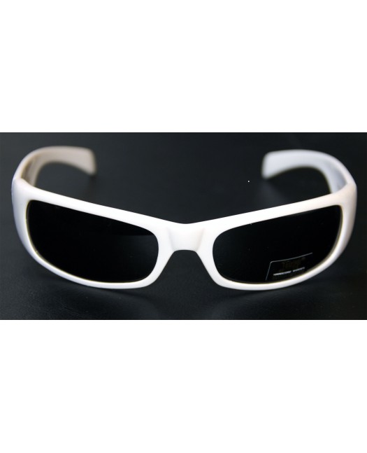 Locs Sunglasses White Straight