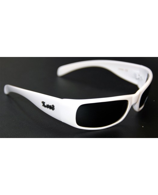 Locs Sunglasses White Straight