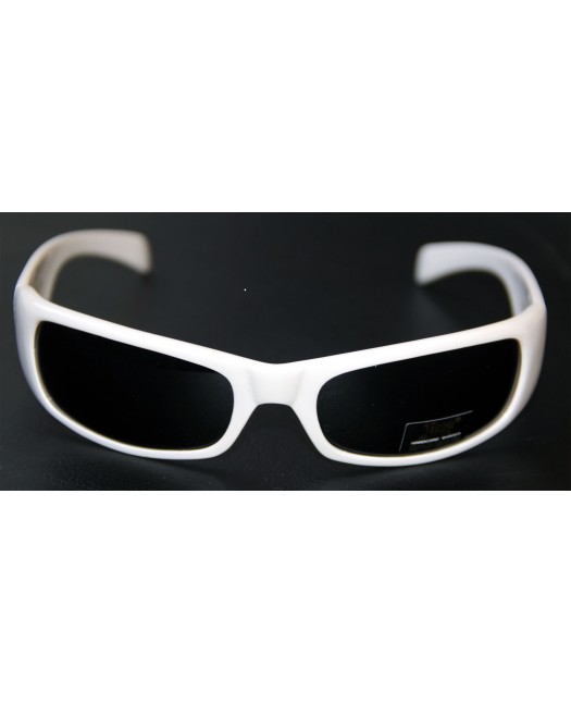 Locs Sunglasses White Straight
