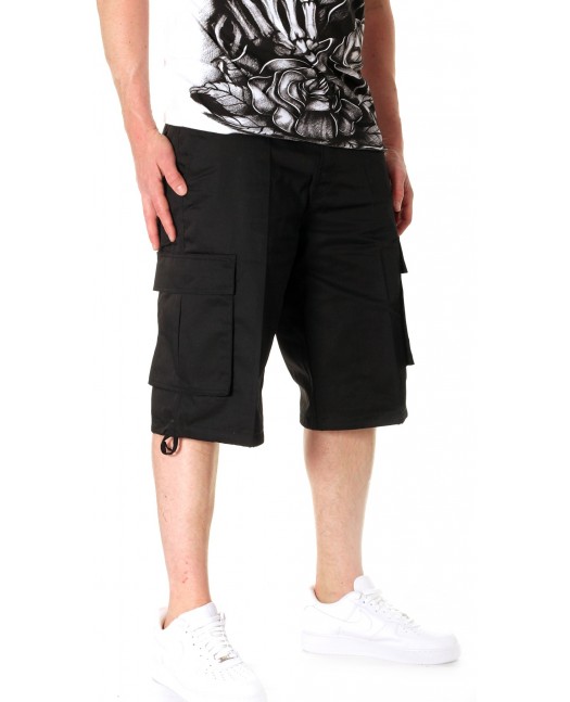 cargo shorts black