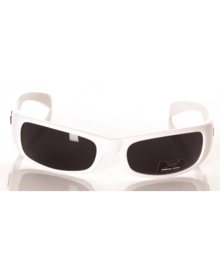 Locs Sunglasses White Straight
