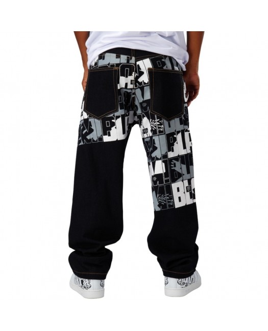 Townz Baggy Vendetta Musta street jeans