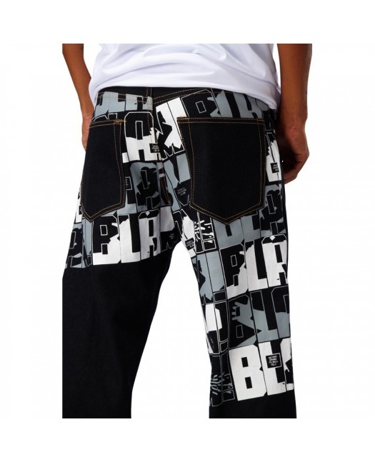 Townz Baggy Vendetta Musta street jeans