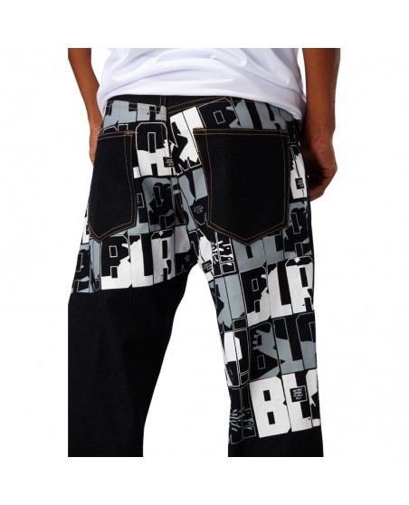 Townz Baggy Vendetta Musta street jeans
