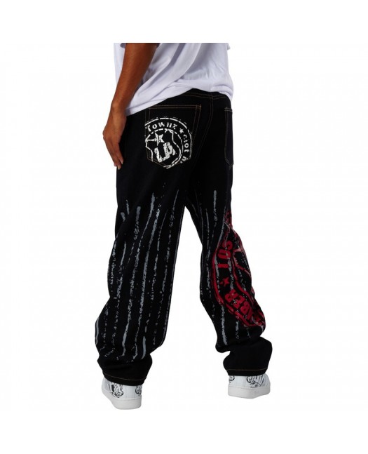 Townz Baggy Farkut LA Star Musta scar
