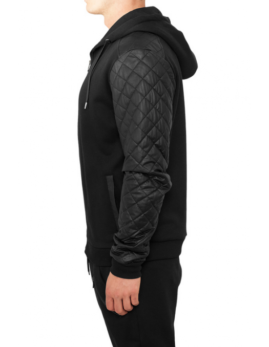 Diamond Quilt Jacket Black