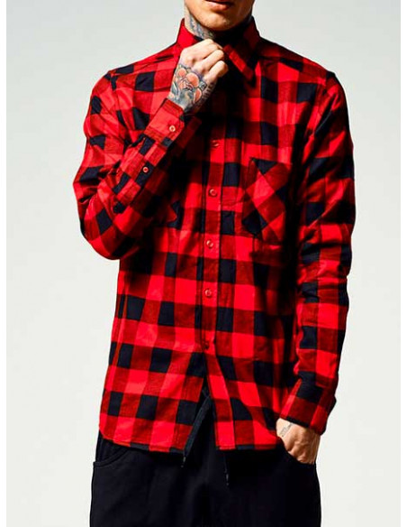 Checked Flanell Shirt Black/Red