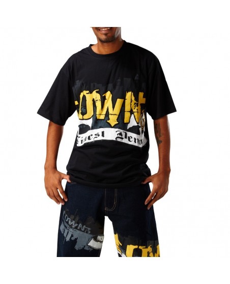 Townz T-shirt Skyline yellow