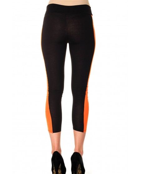 Black Orange Leggings