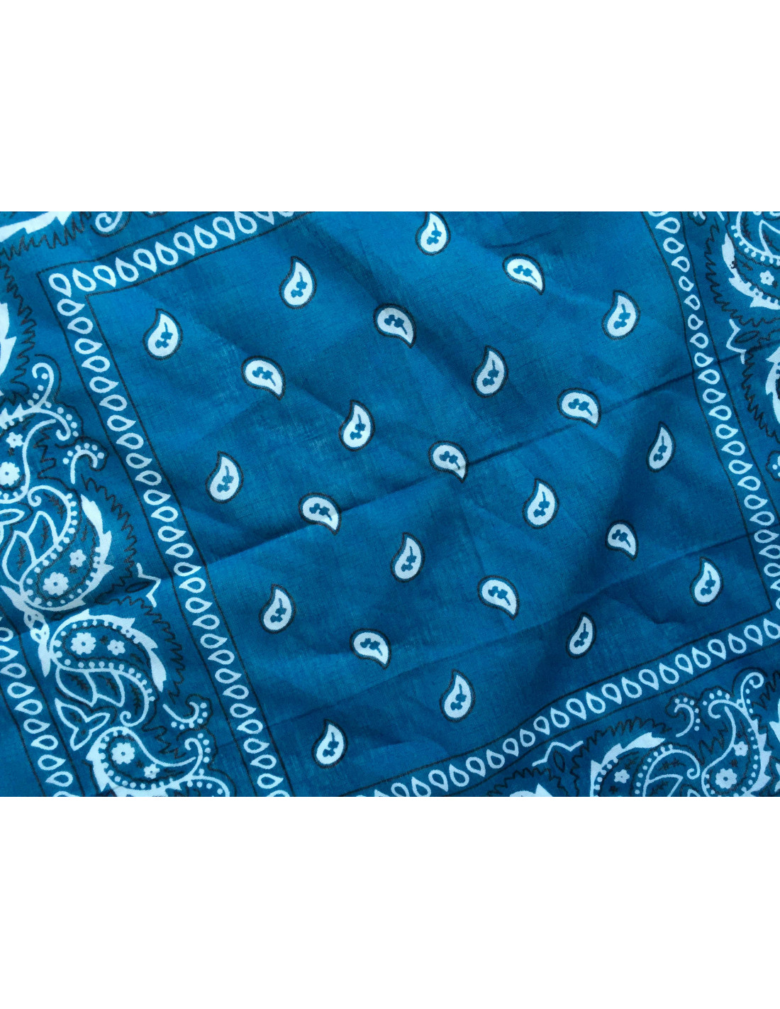 Bandana Blue ba_24 Durags & Bandanas