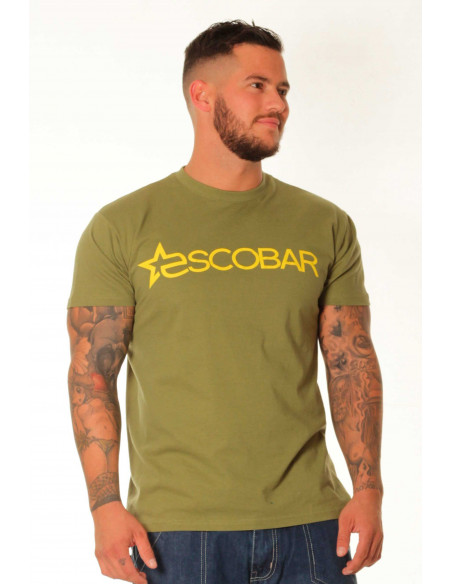 Escobar Logo T-Shirt Olive/Yellow