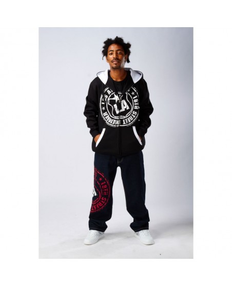 SET LA Black, Hoody + T-shirt + Jeans