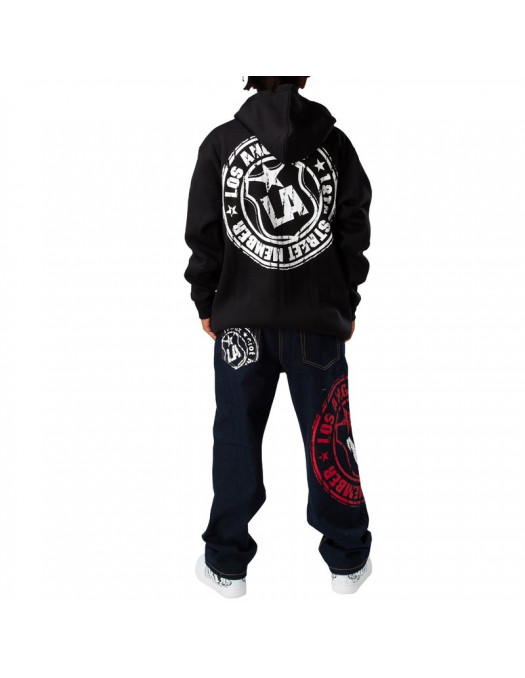 SÆT LA Black, Hoody + Jeans