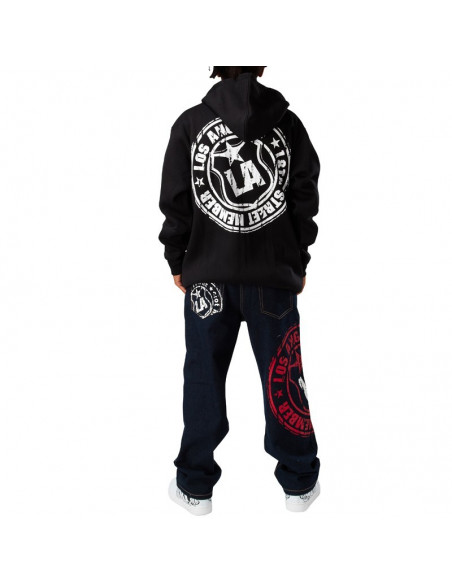 SÆT LA Black, Hoody + Jeans