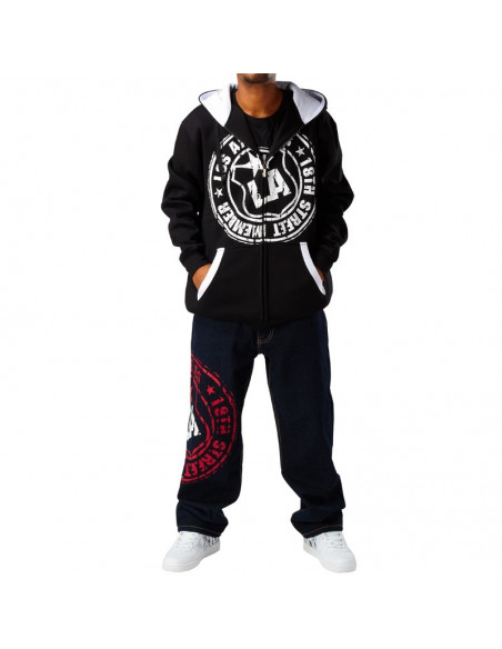 SET LA Black, Hoody + Jeans