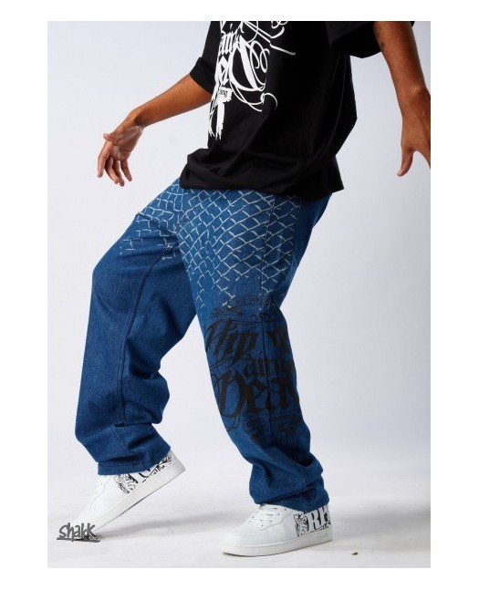 SÆT Hip Hop Blå, Jeans + T-shirt