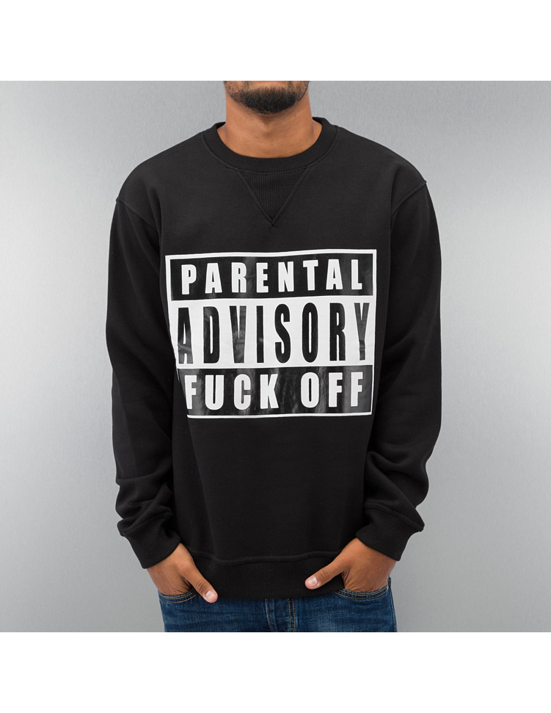Just Rhyse Parental Advisory Sweatshirt Black